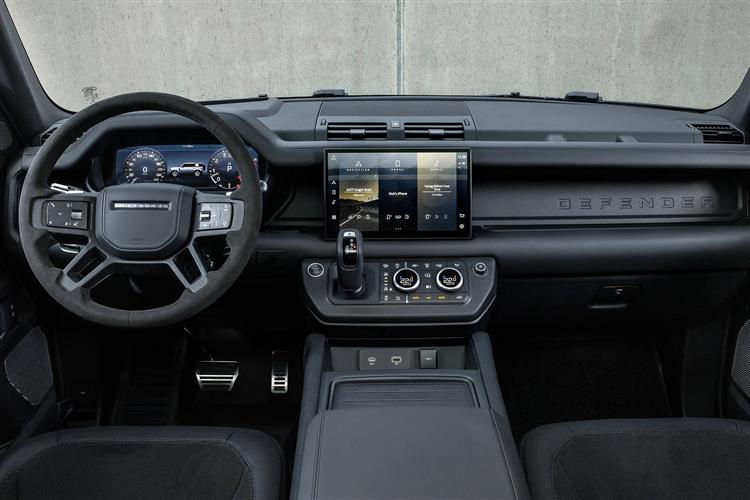 Land Rover Defender interior