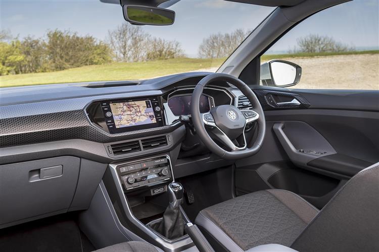 vw t-cross interior