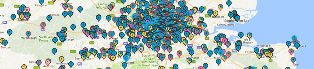 ev charger map